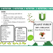Load image into Gallery viewer, Plant Syrup by U Nutrition