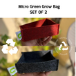 Load image into Gallery viewer, Micro Green Grow Bag Set of 2