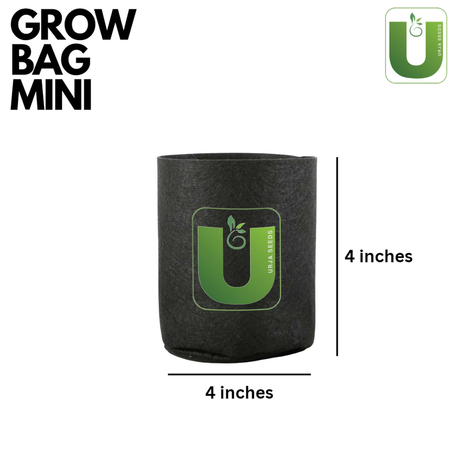 Grow Bag Mini - (4"X4") Set of 4